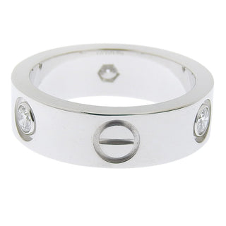 Cartier Love Band Ring 18K White Gold