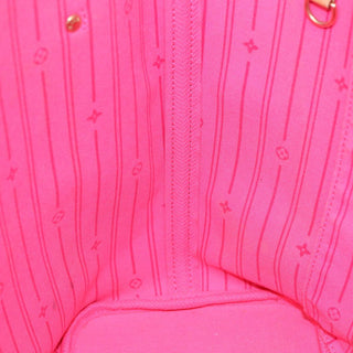 Louis Vuitton Neverfull Tote Limited Edition Monogram Roses