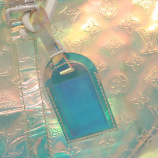 Louis Vuitton Keepall Bandouliere Bag Limited Edition Monogram Prism PVC