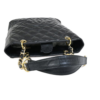 Chanel Petite Shopping Tote Quilted Calfskin