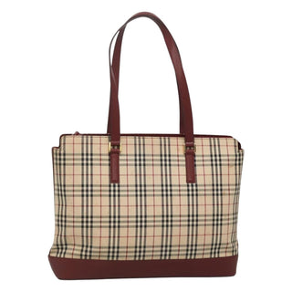 Burberry Nova Check Tote canvas check pattern