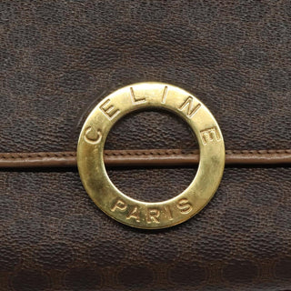 Celine Macadam Shoulder Bag PVC Leather