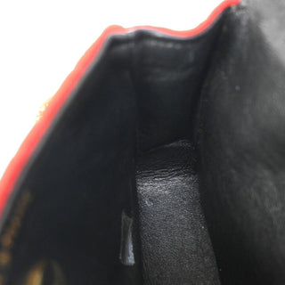 Chanel Vintage Clutch Pleated Leather