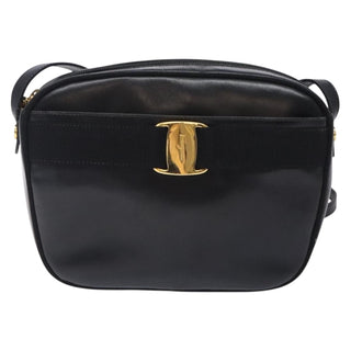 Salvatore Ferragamo Vala Shoulder Bag Leather
