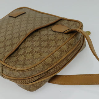 Celine Vintage Macadam Shoulder Bag Canvas