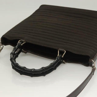 Gucci Vintage Bamboo Handle Bag Nylon