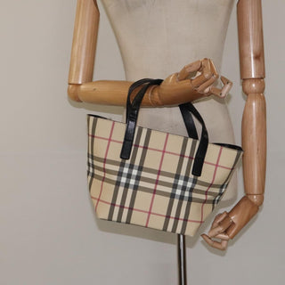 Burberry Nova Check Tote canvas check pattern