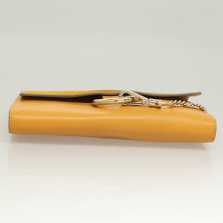 Chloe Faye Clutch Leather and Suede