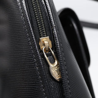 Celine Circle Logo Handbag Leather