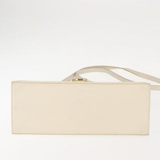 Salvatore Ferragamo Gancini Convertible Top Handle Bag Leather