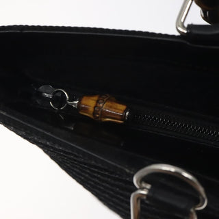 Gucci Vintage Bamboo Handle Tote Nylon