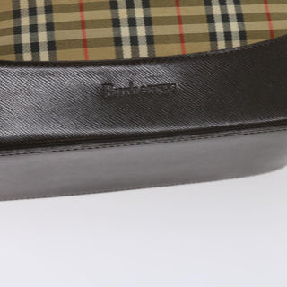 Burberry Nova Check Tote Leather