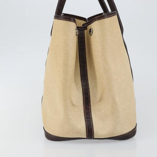 Hermes Garden Party Tote Canvas and Leather