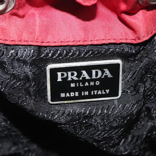 Prada Front Pocket Buckle Backpack Re-Nylon and Shearling