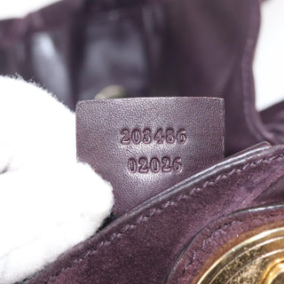 Gucci Hysteria Convertible Top Handle Bag Suede
