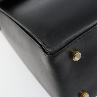 Salvatore Ferragamo Gancini Convertible Top Handle Bag Leather