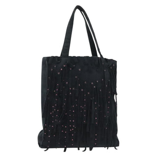 Chanel Vintage Fringe Tote Suede