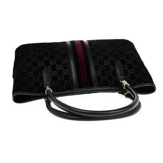Gucci Web Tote Suede