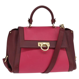 Salvatore Ferragamo Sofia Satchel Leather