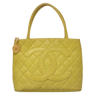 Chanel Medallion Tote Quilted Caviar
