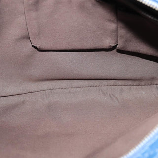 Gucci Zip Top Messenger Bag Diamante Leather