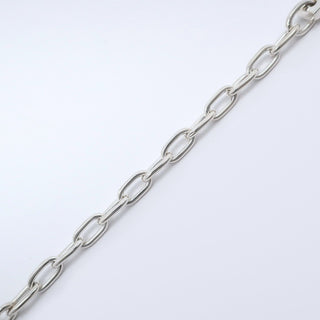 Gucci ID plate ovale chain bracelet Silver