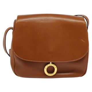 Celine Vintage Circle Logo Crossbody Bag Leather