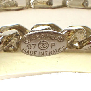 Chanel Vintage CC Chain Bangle Bracelet Metal