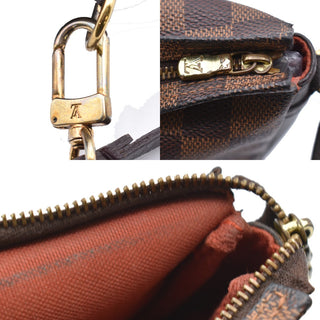 Louis Vuitton Trousse Make Up Bag Damier Canvas