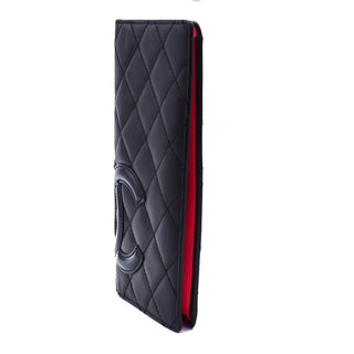 Chanel Cambon Bifold Wallet Quilted Lambskin