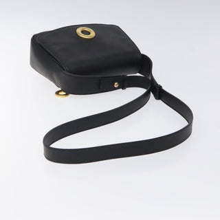 Celine Vintage Circle Logo Crossbody Bag Leather