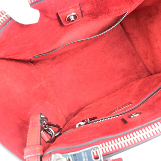 Prada Tassel Twin Pocket Tote City Calf