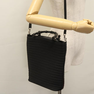 Gucci Vintage Bamboo Handle Bag Nylon