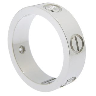 Cartier Love Band Ring 18K White Gold