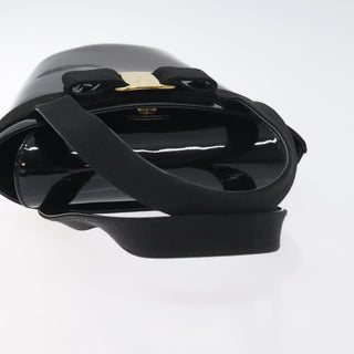 Salvatore Ferragamo Vara Bow Top Handle Bucket Bag Patent Leather