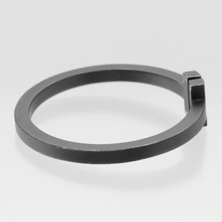 Tiffany & Co. T Square Bracelet Black Coated Steel