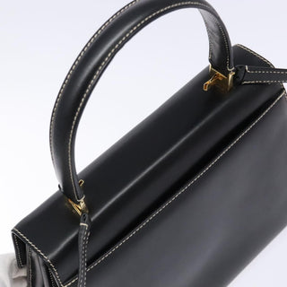 Salvatore Ferragamo Gancini Convertible Top Handle Bag Leather