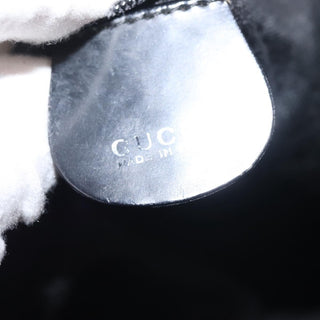 Gucci Vintage Bamboo Bucket Bag Nylon and Leather