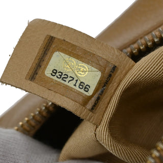 Chanel Logo Chain Shoulder Bag Leather