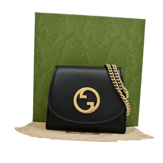 Gucci Blondie NM Wallet on Chain Leather