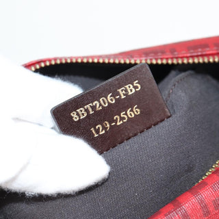 Fendi Front Pocket Messenger Bag Zucchino Coated Canvas