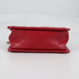 Chanel Once Upon a Time Chain CC Accordion Tote Quilted Calfskin