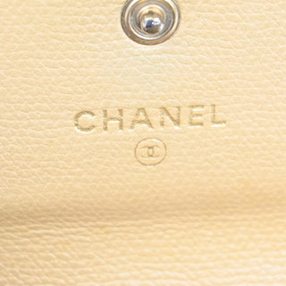 Chanel CC Trifold Flap Wallet Leather