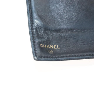 Chanel Vintage CC Bifold Wallet Leather