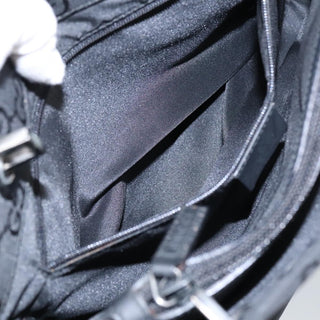 Gucci Vintage Bamboo Handle Tote GG Nylon