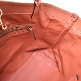 Gucci Soft Logo Tote Embossed Leather