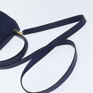 Celine Circle Logo Handbag Leather