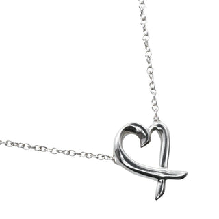 Tiffany & Co. Paloma Picasso Loving Heart Pendant Necklace Silver 925
