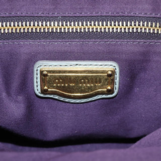 Miu Miu Coffer Hobo Matelasse Leather