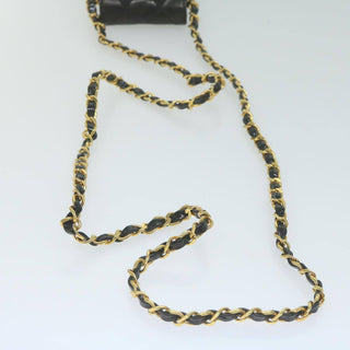 Chanel Vintage CC Flap Phone Holder Crossbody Bag Quilted Patent